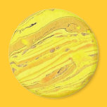 Yellow Marbling magnets