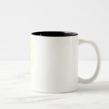Yellow Menorah Coffee Mug