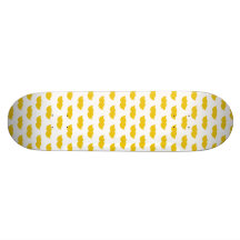 Yellow Moustaches Skate Board