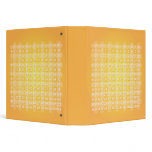 Yellow Multiplication Table Binder