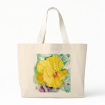 Yellow Nasturtium Canvas Bags