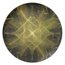 Yellow On Yellow Dinner Plate