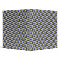 yellow or blue vinyl binder