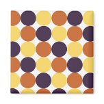 Yellow Orange and Indigo Dots magnets