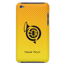 Yellow Orange French Horn Barely There iPod Case