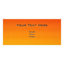 Yellow Orange Movie Camera Rack Card Design