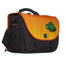 Yellow Orange Turtle Commuter Bag