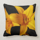 Yellow Orchid Pillow