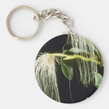 yellow Orchidglade II, 2 Flowers (Bulbophyllum Med Key Chain