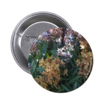 Yellow Orchids Button