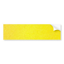Yellow outside bumper sticker