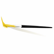 Yellow Paint Brush Photo Cutout