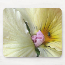 Yellow Pansy Mouse Pads