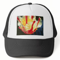 yellow Parrot tulips, 'Flaming Parrot' flowers Trucker Hats