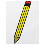 yellow pencil icon custom flyer