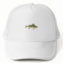 Yellow Perch Art Mesh Hat