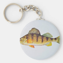 Yellow perch keychain