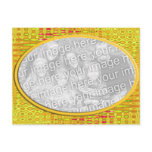 yellow photoframe postcards