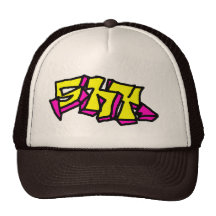 Yellow + Pink Mesh Hat