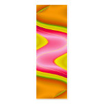 yellow pink orange bookmark