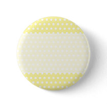 Yellow polka dots pattern. Spotty. Pinback Buttons