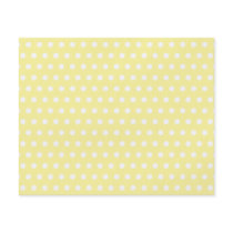 Yellow polka dots pattern. Spotty. Custom Flyer