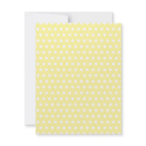 Yellow polka dots pattern. Spotty. Announcements