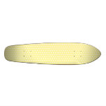 Yellow polka dots pattern. Spotty. Skate Board Deck