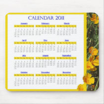 Yellow_poppies-calendar Mousepads