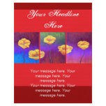 Yellow Poppy Flower Painting - Multi flyers