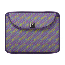 yellow purples stripes sleeve for MacBooks