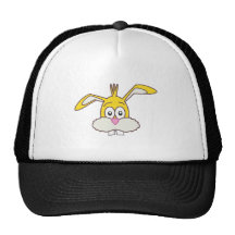 Yellow Rabbit head Trucker Hat
