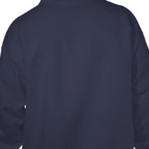 Yellow Radiation Symbol Hoodie (backprint)