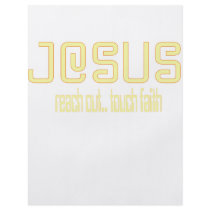 (Yellow) Reach Out, Touch Faith with Jesus! Flyer