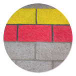 yellow red grey