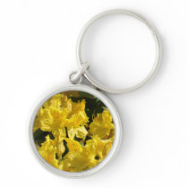 Yellow Rhododendron Flowers keychain gifts