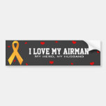 Yellow Ribbon: Dark Bumper Stickers
