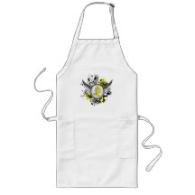 Yellow Ribbon With Wings Endometriosis Aprons
