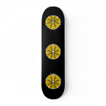 Yellow Rosary Dream Catcher Skate Board Deck