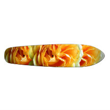 Yellow Rose Bloom Skateboard