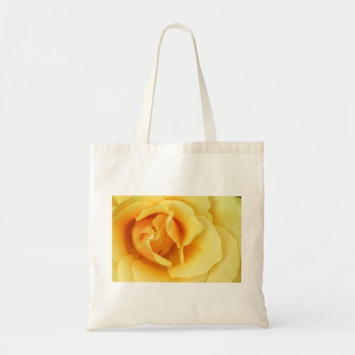 Yellow Rose Blossom Environmental Tote Bag