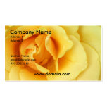 Yellow Rose Business Card