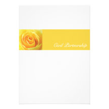 Yellow Rose - CP Invitation