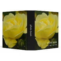 Yellow Rose DSC1876 3 Ring Binder