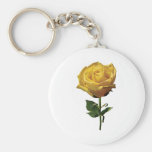 Yellow Rose Keychain