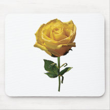 Yellow Rose Mouse Mats