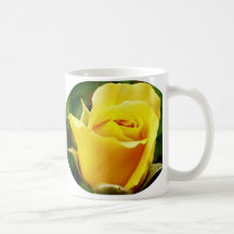 Yellow rose mug