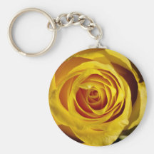 Yellow Rose Nyckel Ring