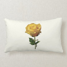 Yellow Rose Pillow