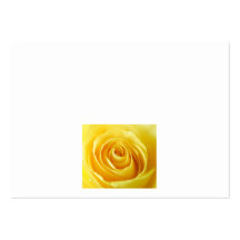 Yellow Rose - Place Cards Business Card Template